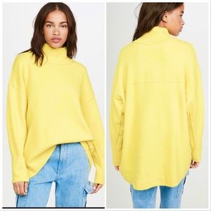 NWT Free People Afterglow Mock Turtleneck Sweater